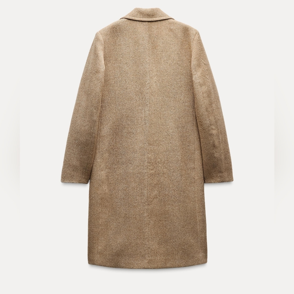 Zara Tan Coat - Picture 9 of 12
